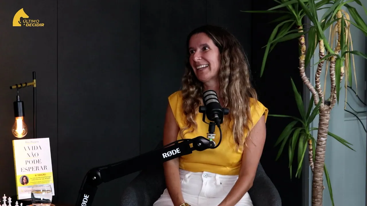 Rita Piçarra durante a gravação do episódio