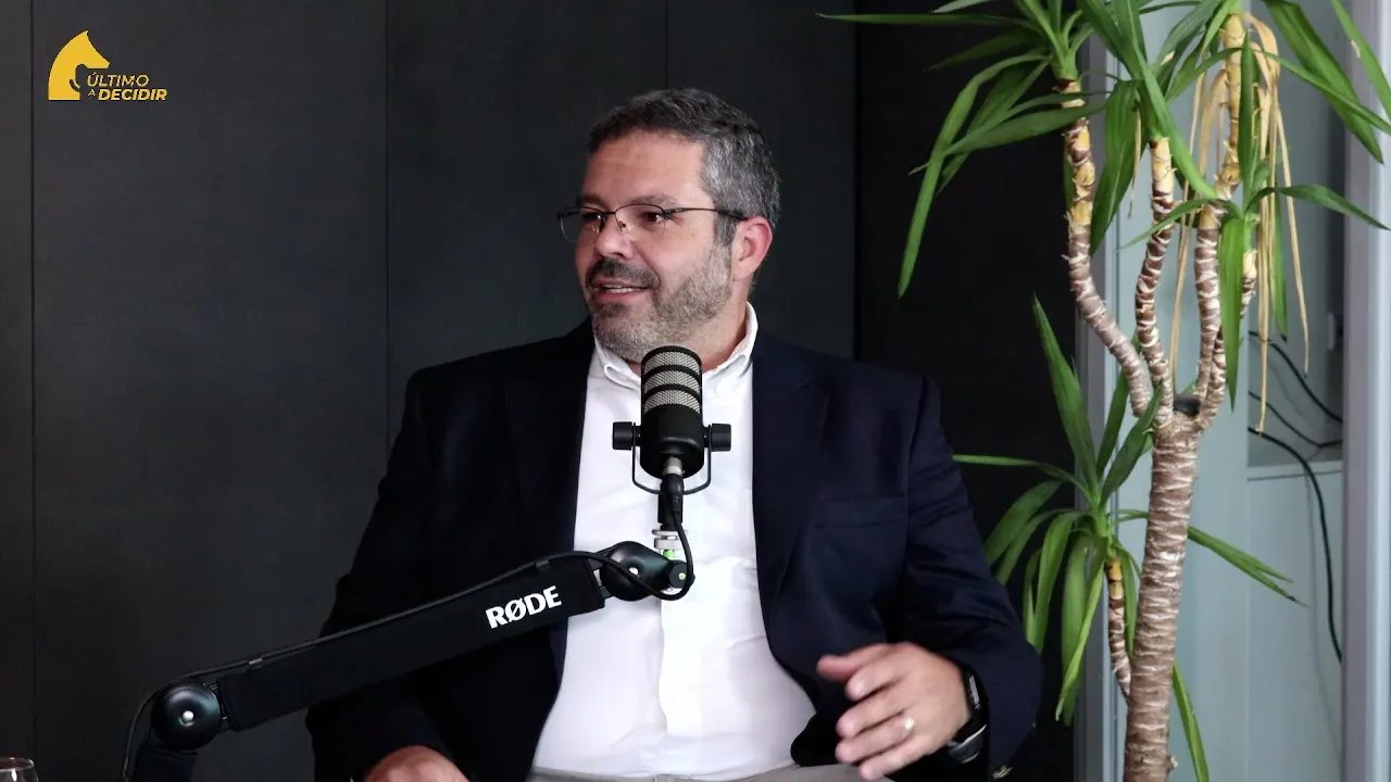 Francisco Gaspar durante a gravação do episódio